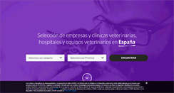 Desktop Screenshot of clinicas-veterinario.es