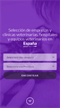 Mobile Screenshot of clinicas-veterinario.es